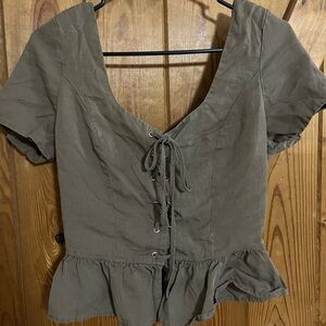 L Charlotte Russe crop top